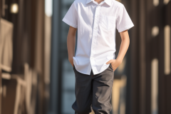 a-young-boy-standing-in-front-of-a-building_95472