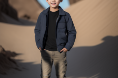 a-young-boy-standing-in-front-of-a-desert-landscape