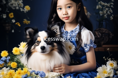 00213-82158少女与犬