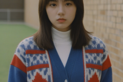 a-woman-wearing-a-blue-and-orange-and-white-shirt_03310